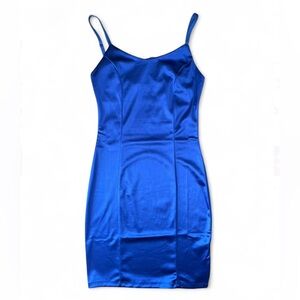 Iris Royal Blue Mini Dress